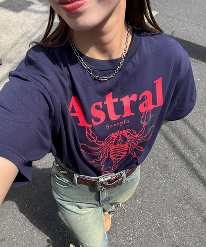 星座印花T恤