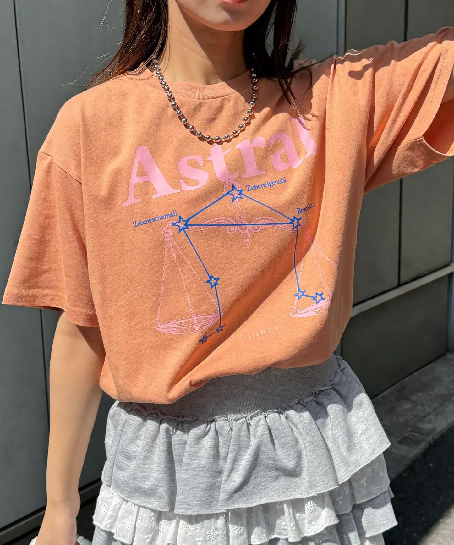 星座印花T恤