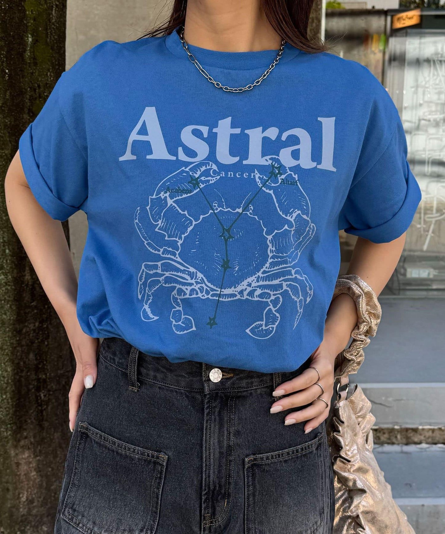 星座印花T恤