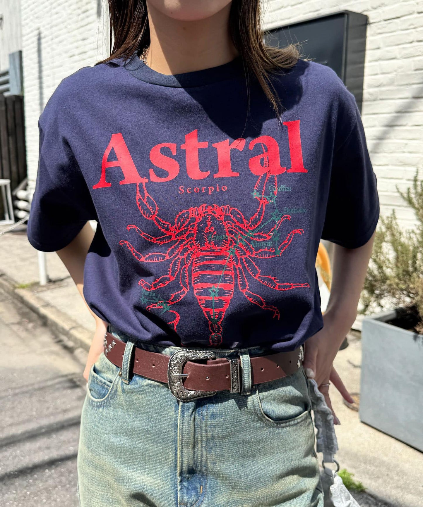 星座印花T恤