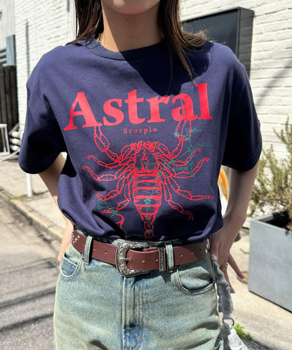 星座印花T恤