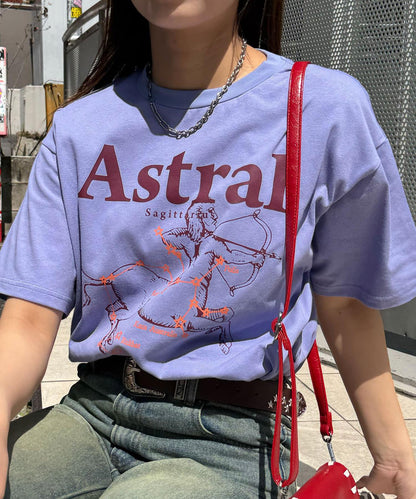 星座印花T恤