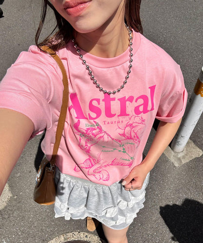 星座印花T恤