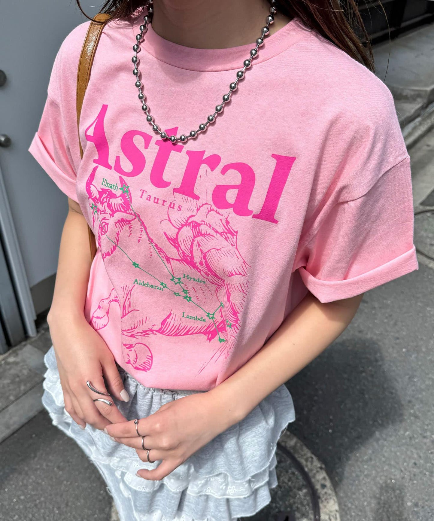 星座印花T恤