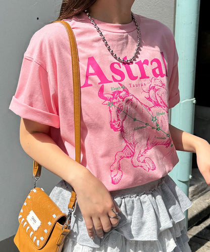 星座印花T恤