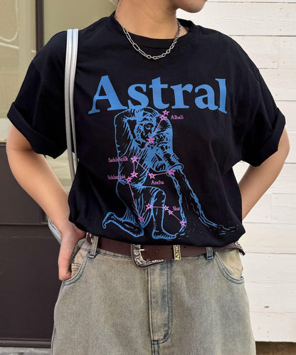 星座印花T恤