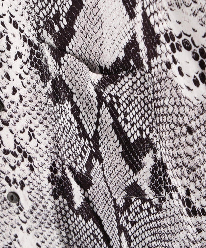 RAYON襯衫 PYTHON/人造絲襯衫 蟒蛇