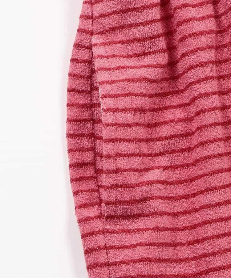 毛圈條紋連衣裙