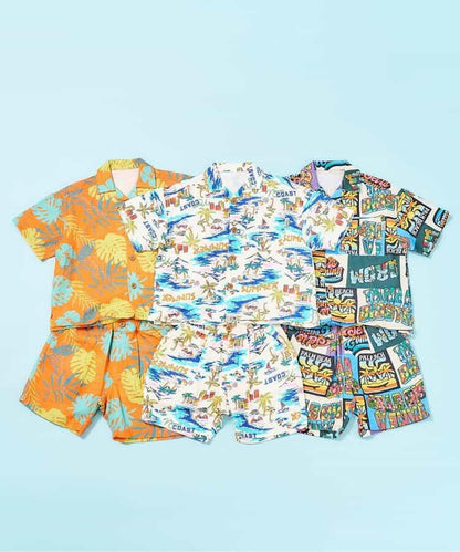 3條夏威夷風格半身褲 五分褲