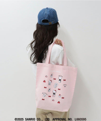 【HELLO KITTY meet FREDY emue】盒子印花手提包