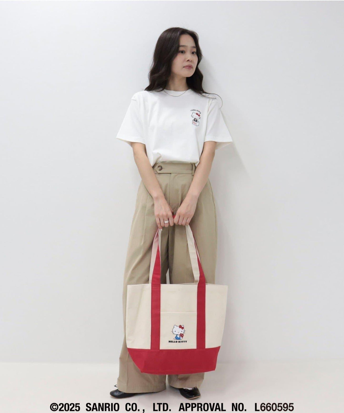 【HELLO KITTY meet FREDY emue】印花中裙