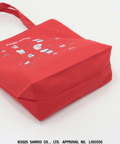 【HELLO KITTY meet FREDY emue】盒子印花手提包