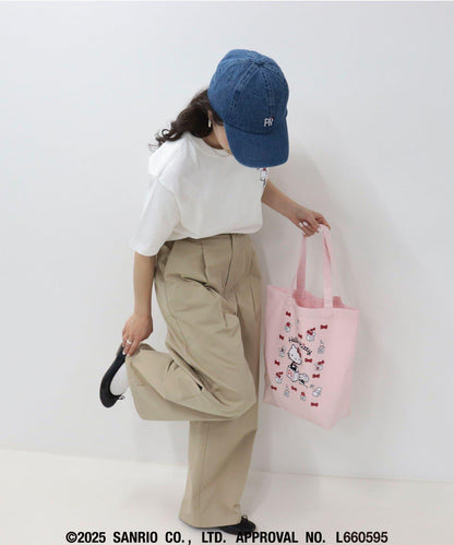 【HELLO KITTY meet FREDY emue】盒子印花手提包