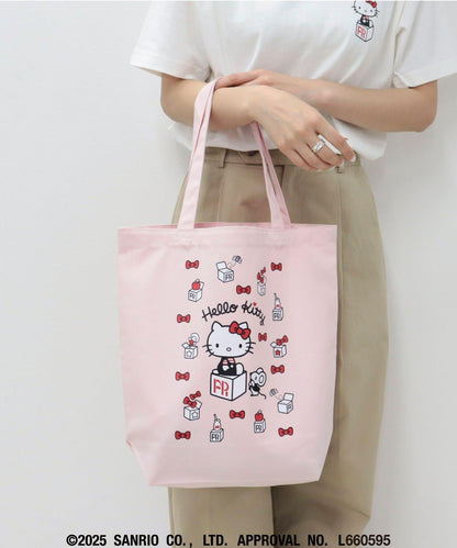 【HELLO KITTY meet FREDY emue】盒子印花手提包