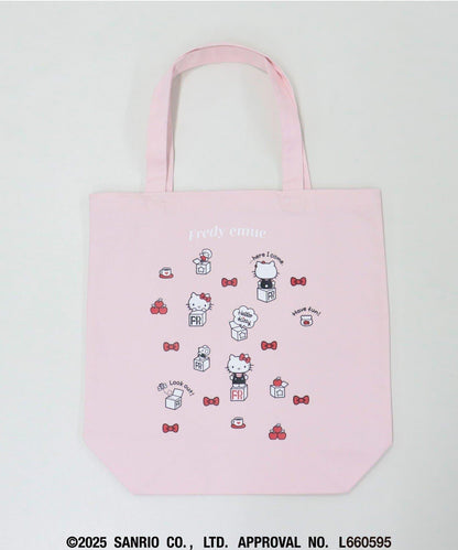 【HELLO KITTY meet FREDY emue】盒子印花手提包