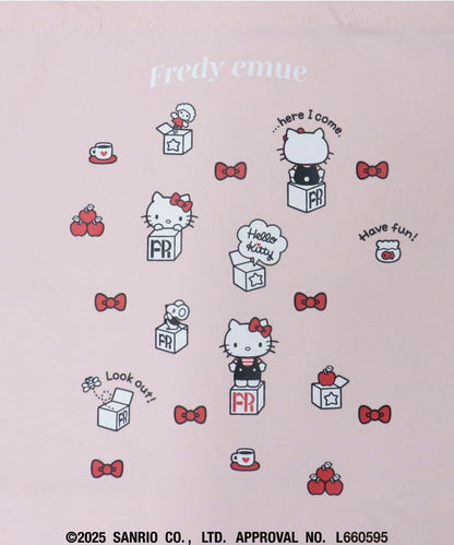 【HELLO KITTY meet FREDY emue】盒子印花手提包