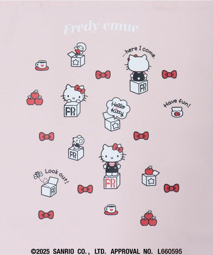 【HELLO KITTY meet FREDY emue】盒子印花手提包