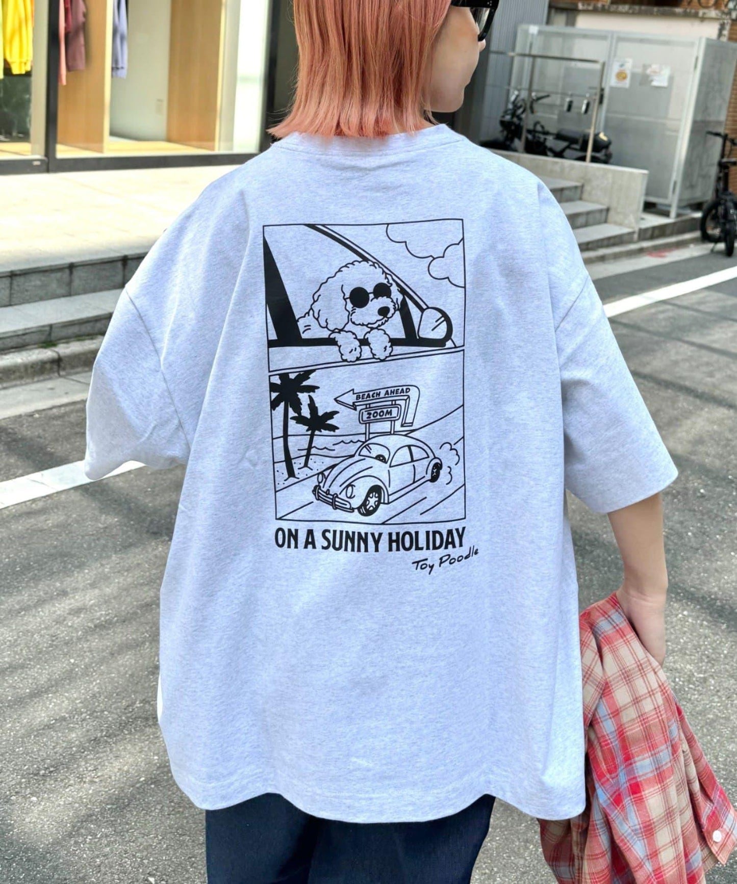 【狗狗】男女通用動物刺繡logo短袖T恤