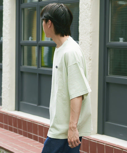 【男女通用】超染色LOGO刺繡T恤