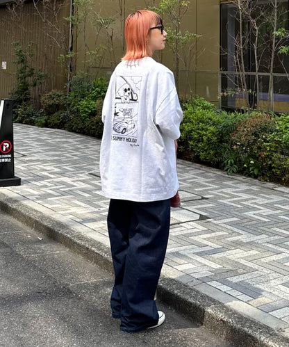 【狗狗】男女通用動物刺繡logo短袖T恤