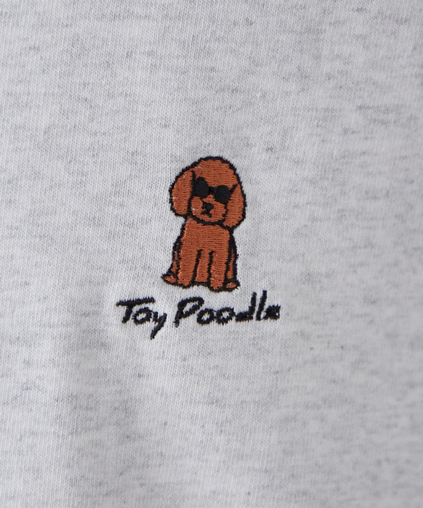 【狗狗】男女通用動物刺繡logo短袖T恤