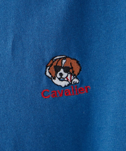 【狗狗】男女通用動物刺繡logo短袖T恤