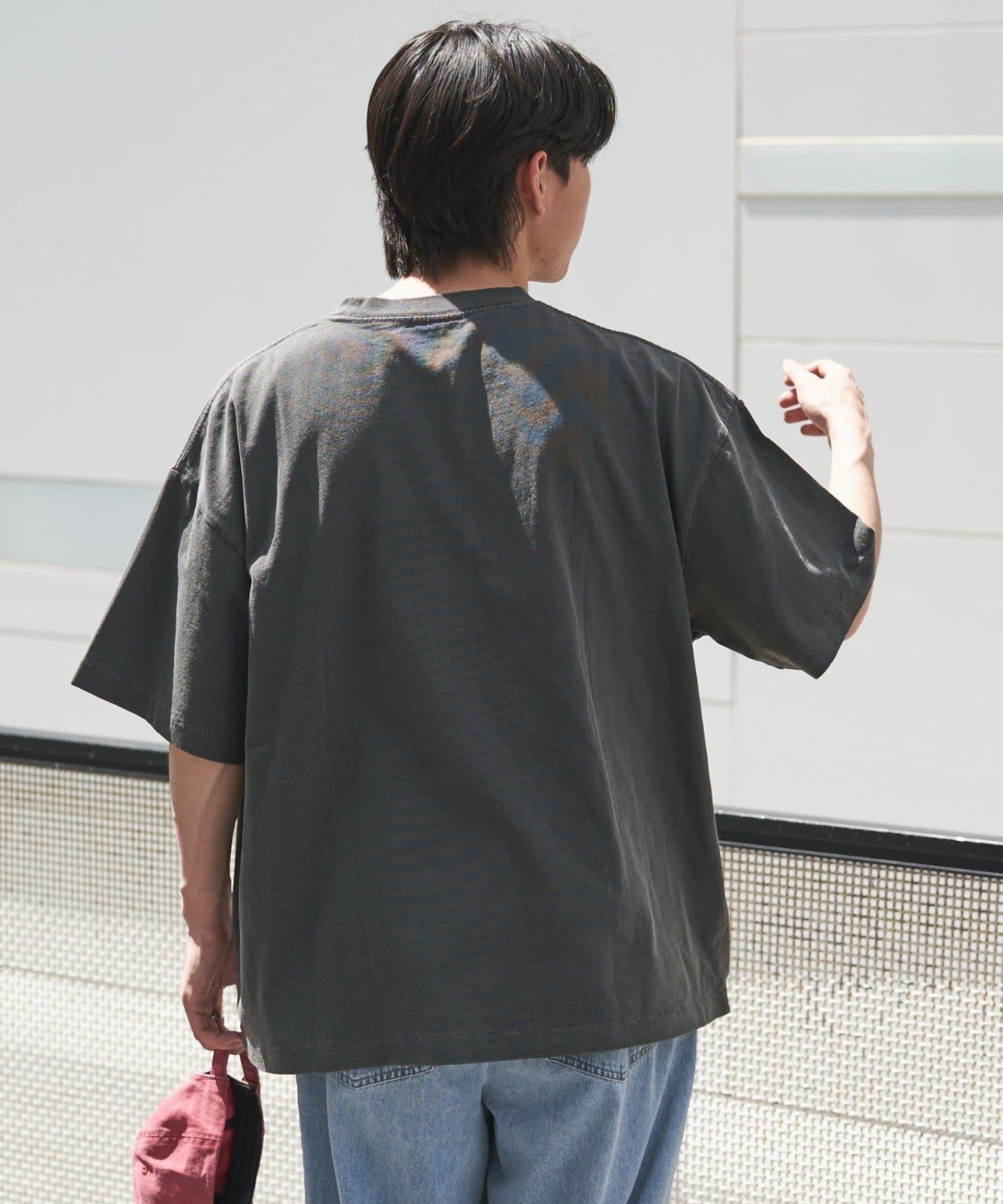 【男女通用】超染色LOGO刺繡T恤