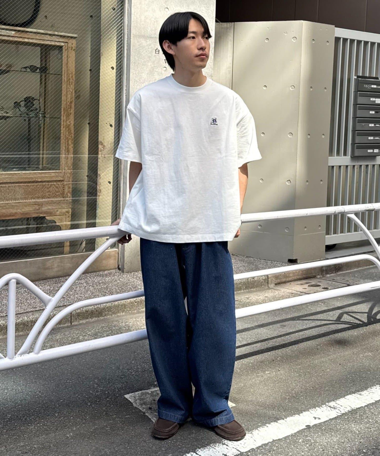 【狗狗】男女通用動物刺繡logo短袖T恤