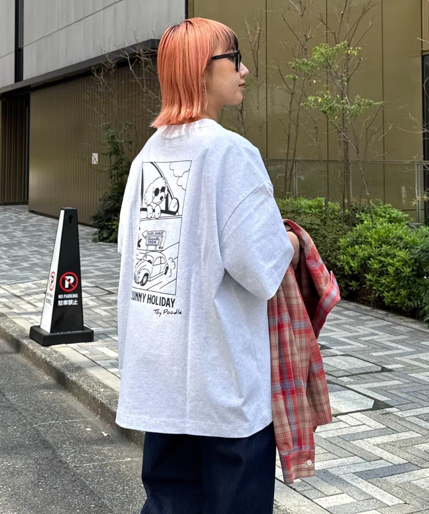 【狗狗】男女通用動物刺繡logo短袖T恤