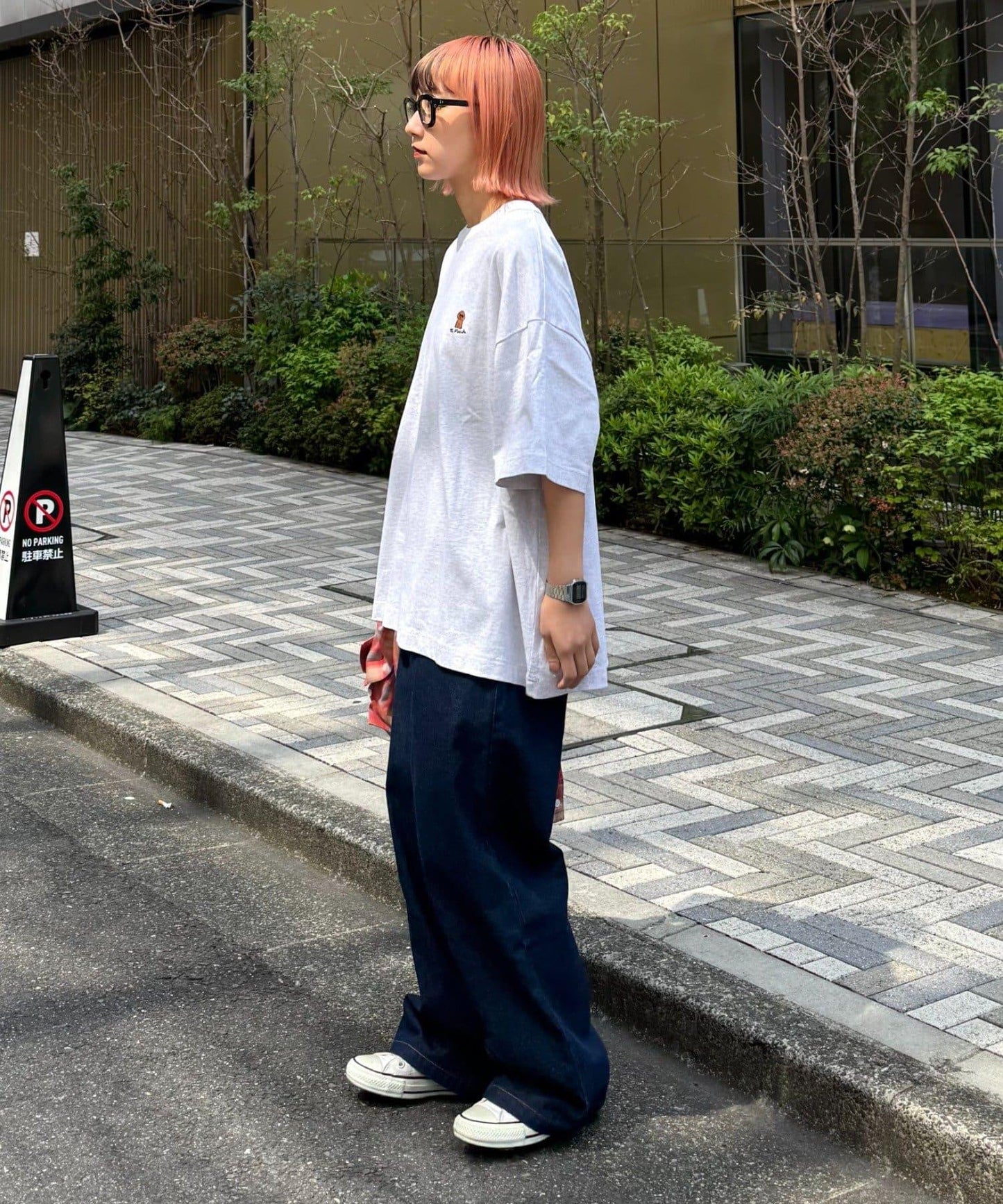 【狗狗】男女通用動物刺繡logo短袖T恤