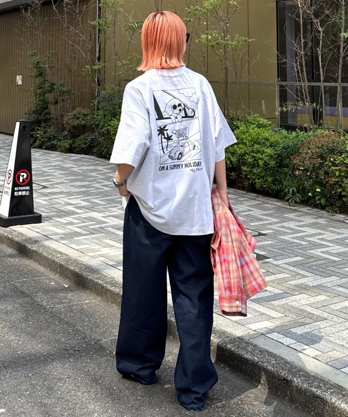 【狗狗】男女通用動物刺繡logo短袖T恤