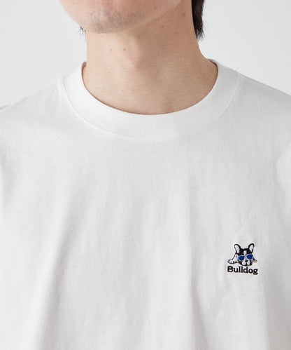 【狗狗】男女通用動物刺繡logo短袖T恤