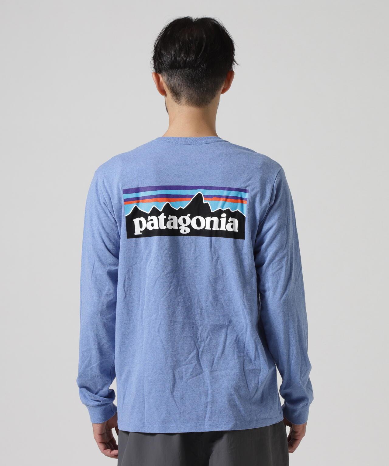 Patagonia/巴塔哥尼亞 男士 長袖 P-6標誌 責任款