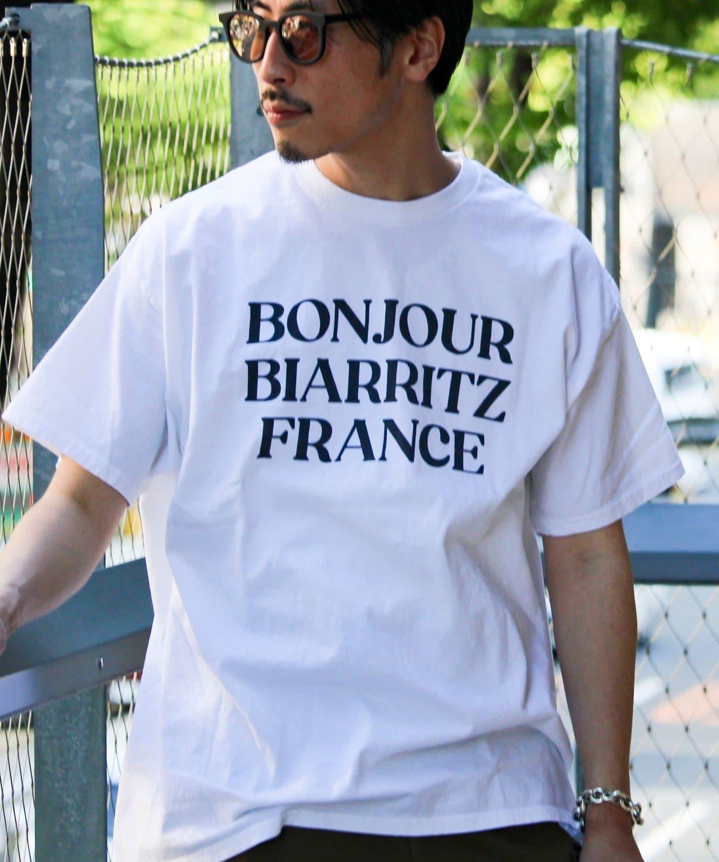 【Le Bonjour surf／波日問候衝浪】logo印花T恤