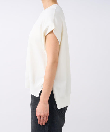 【接觸冷感】冰涼觸感肩部針織衫