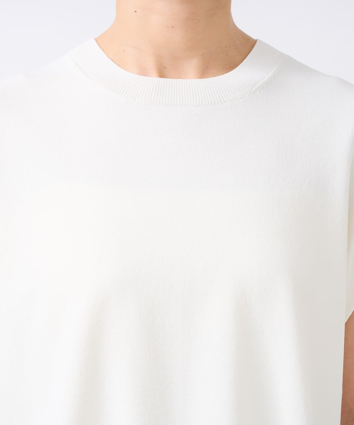 【接觸冷感】冰涼觸感肩部針織衫