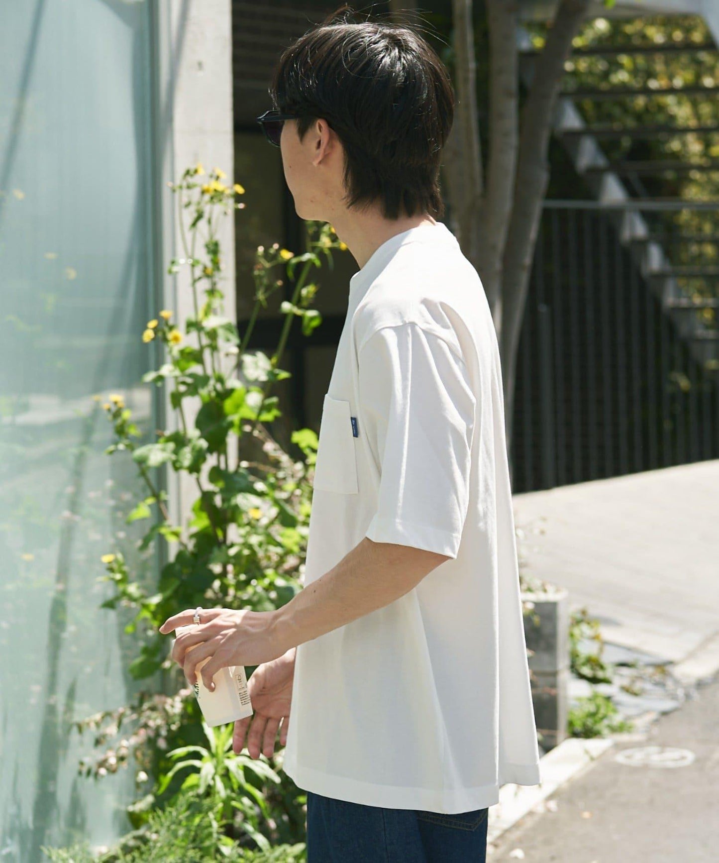 【男女通用】打褶棉質優質T恤