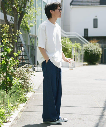 【男女通用】打褶棉質優質T恤