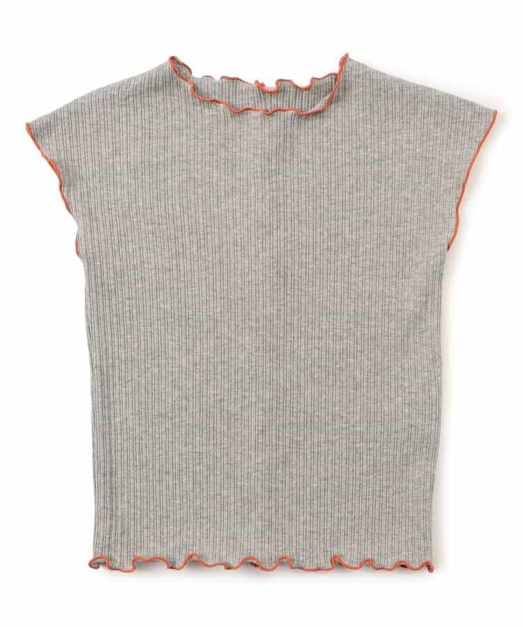 柔軟肋條紋背心