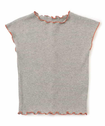 柔軟肋條紋背心