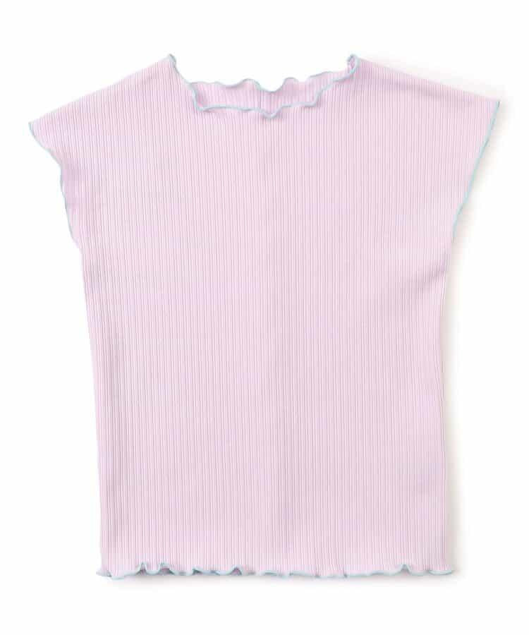 柔軟肋條紋背心