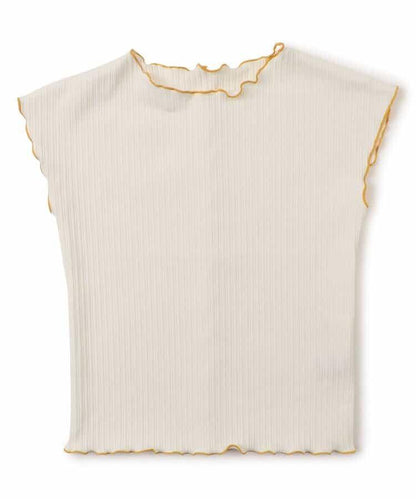 柔軟肋條紋背心