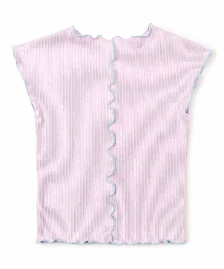 柔軟肋條紋背心