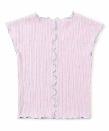 柔軟肋條紋背心