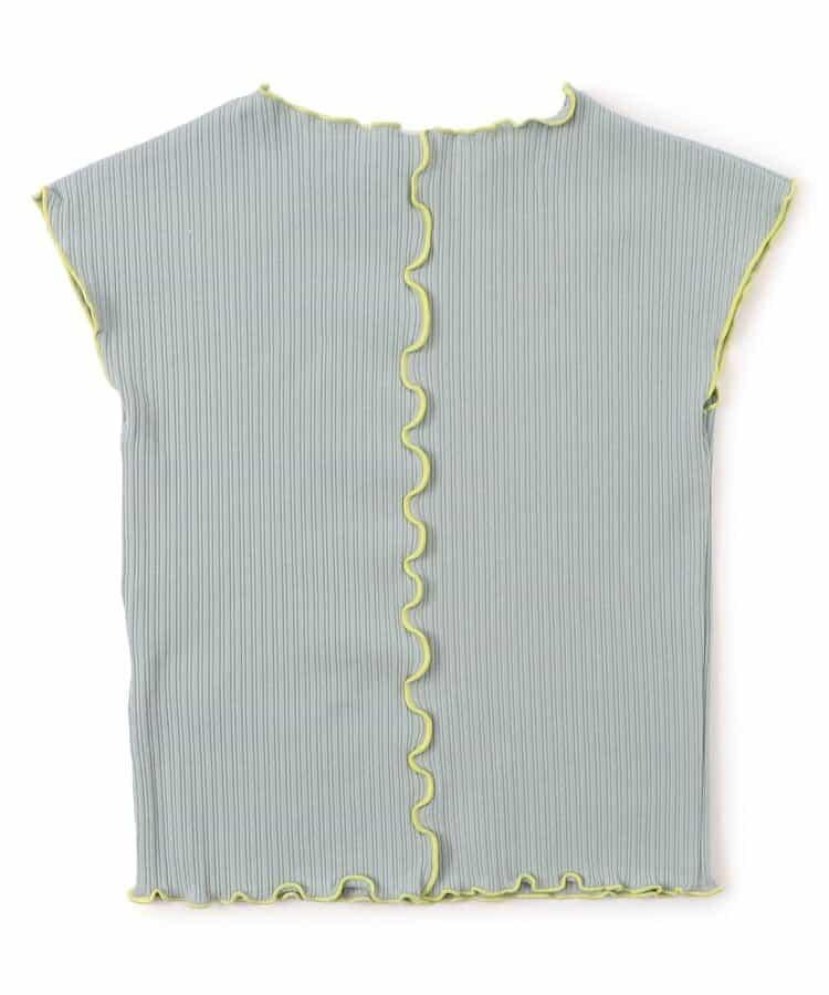 柔軟肋條紋背心