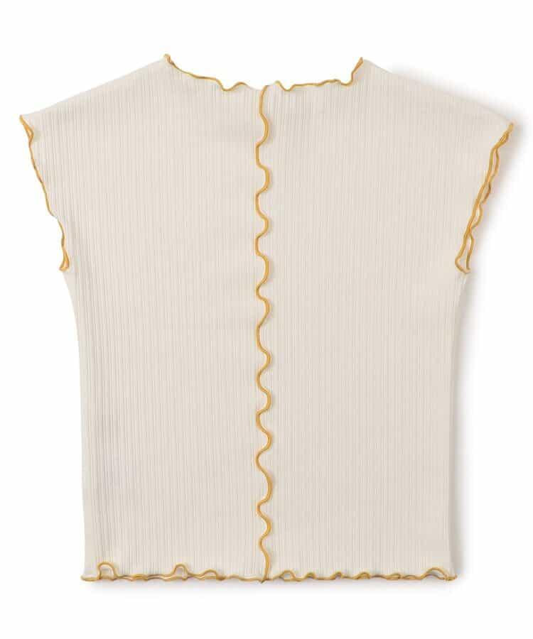 柔軟肋條紋背心