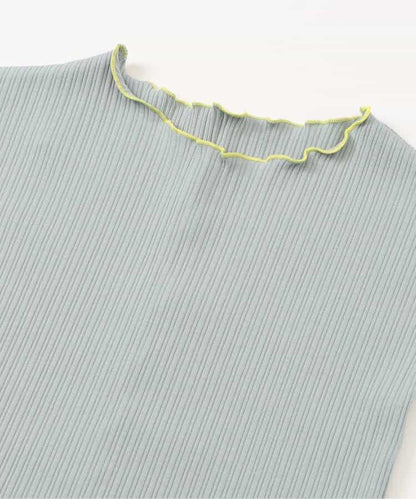 柔軟肋條紋背心