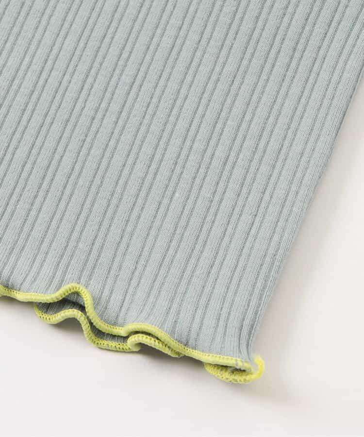 柔軟肋條紋背心