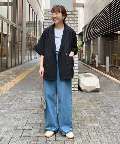 【帕爾克羅限定】(PON寺計劃)科技亞麻短袖襯衫夾克