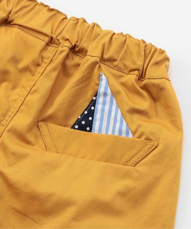 海軍刺繡褲子 4分褲
